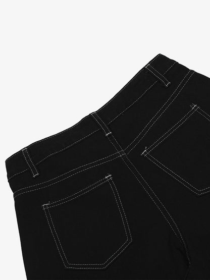 Welt-Embellished Cargo Jorts - 2408 