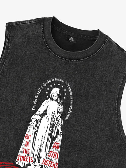 Original Faith-Inspired Graphic Vest 
