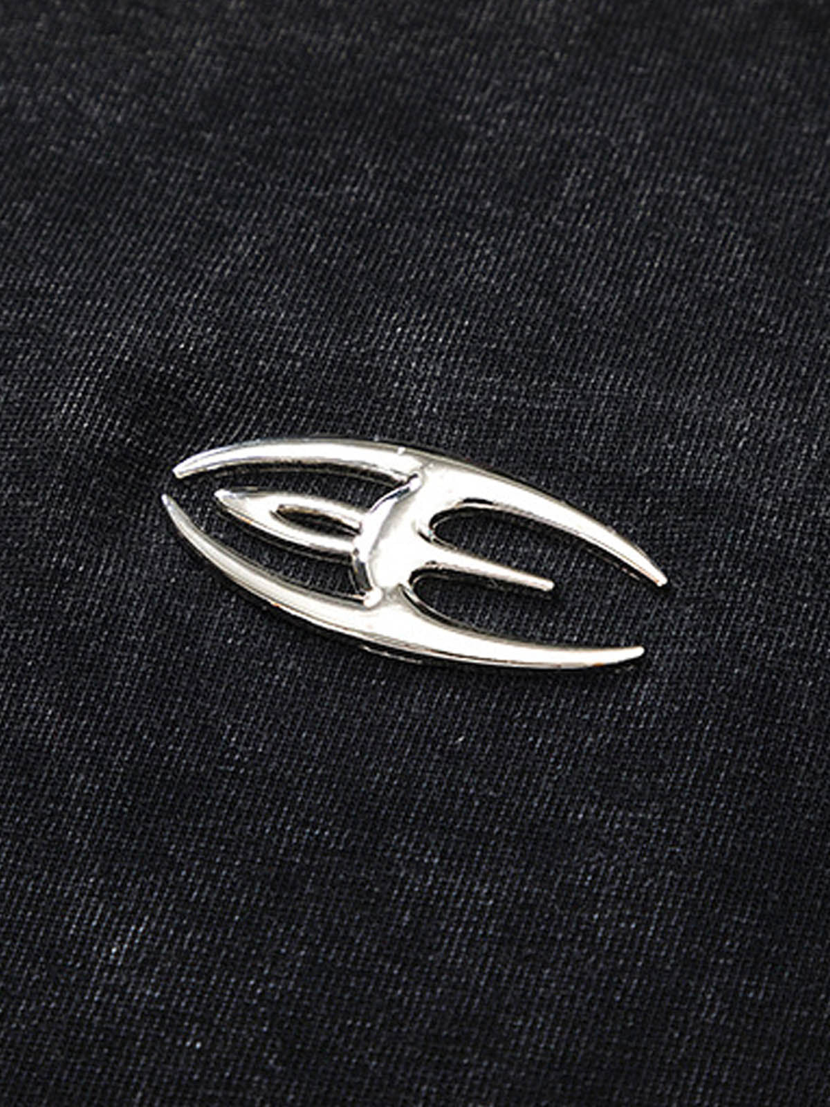 Thesupermade Split Raw Edge Short Sleeve T-shirt - 2159 