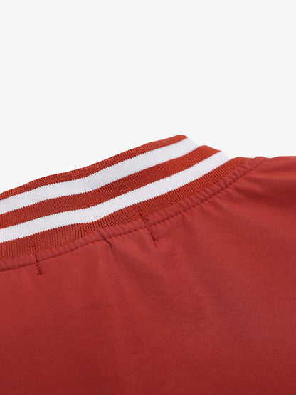 Street V-Neck Baseball-Inspired Sweatshirt 