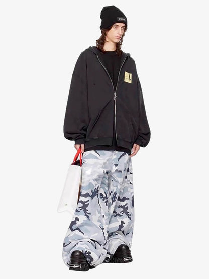 Street Retro Camouflage Baggy Jeans - 2395 