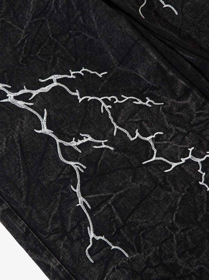 Thesupermade High Street Hip-hop Distressed Washed Jeans - 2185 