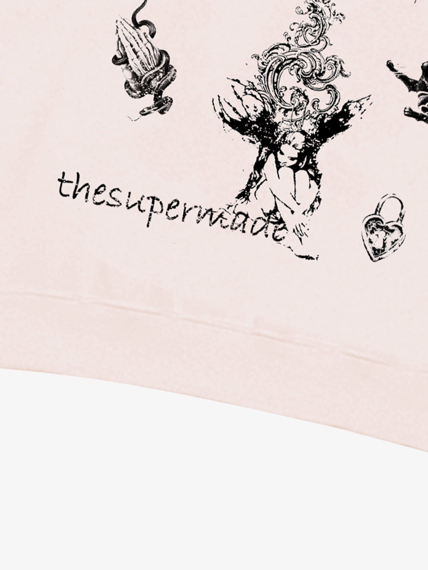 Thesupermade Mystic Emblem Graphic Crew Neck Sweatshirt 