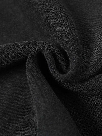 Washed Faux Two-Piece Racing Long Sleeve T-shirt 