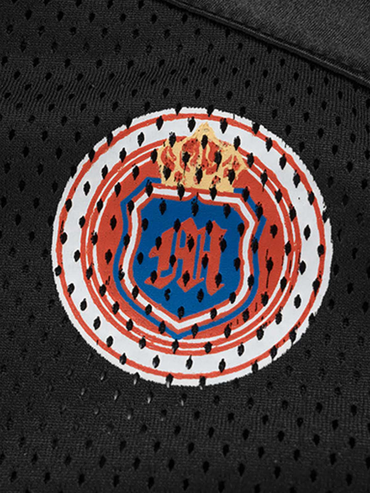 Jersey Print V-Neck Oversize Short Sleeve T-shirt 