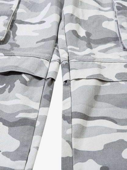 Camouflage Multi Pocket Cargo Pants - 2289 