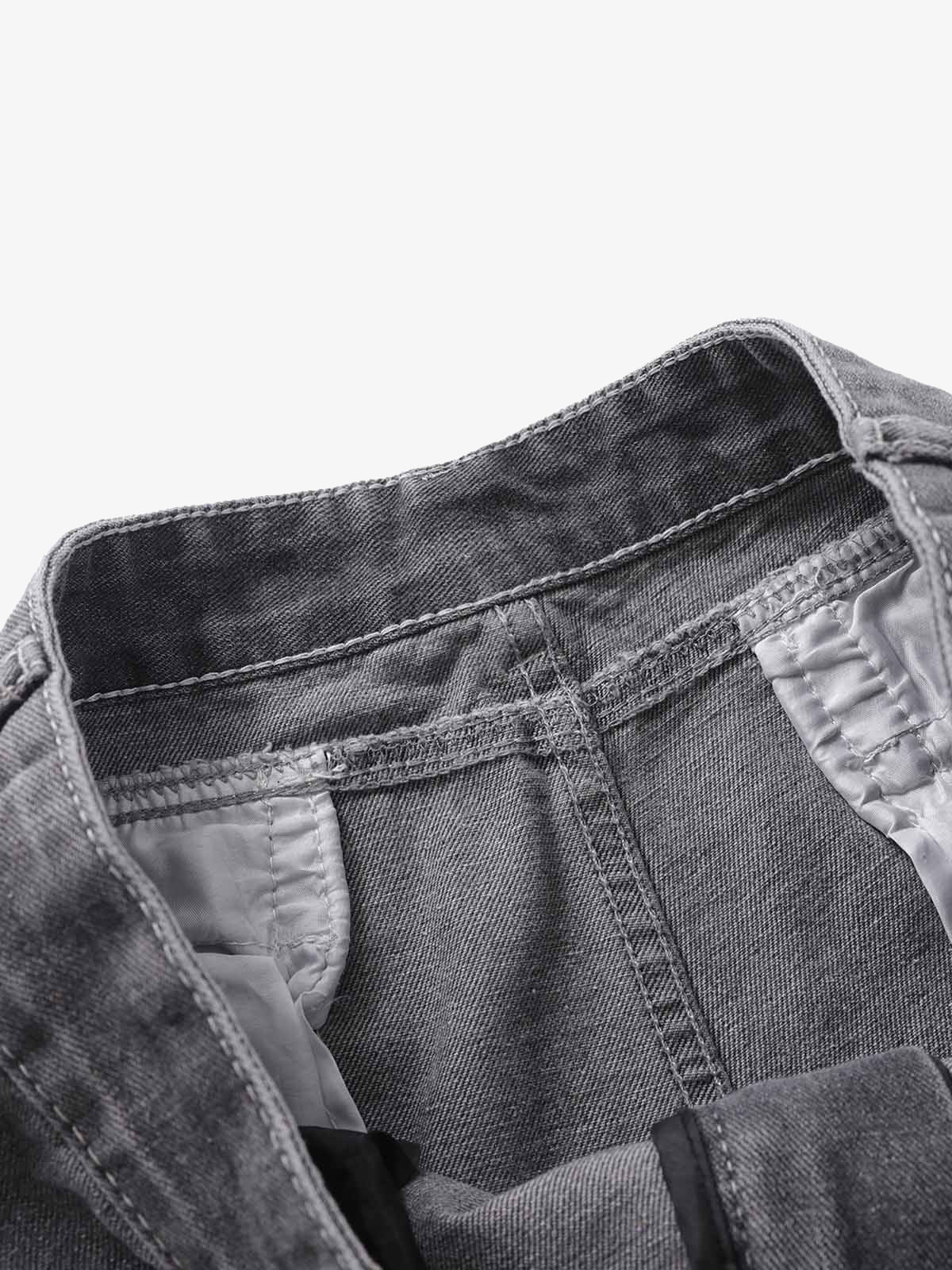 Washed Gradient Flared Jeans 