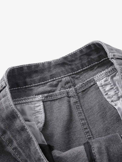 Washed Gradient Flared Jeans 