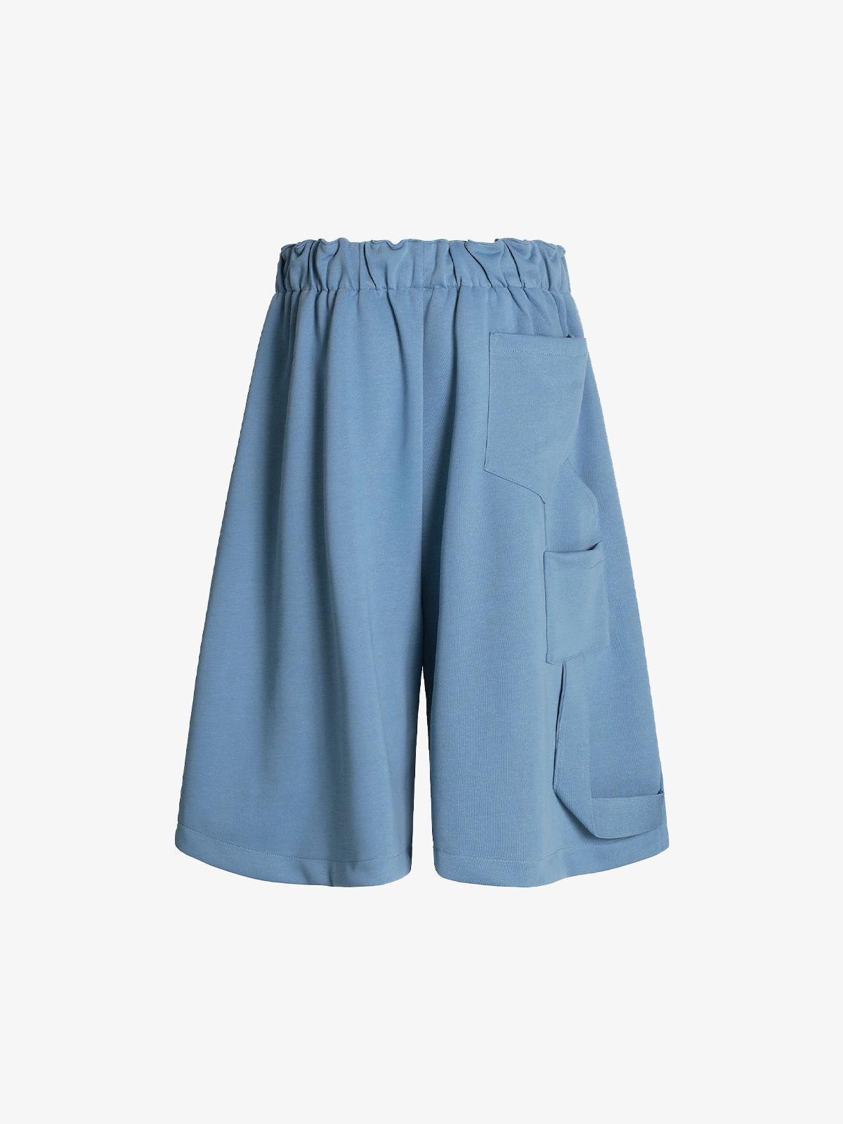 Side Pockets Drawstring Waist Casual Jorts 