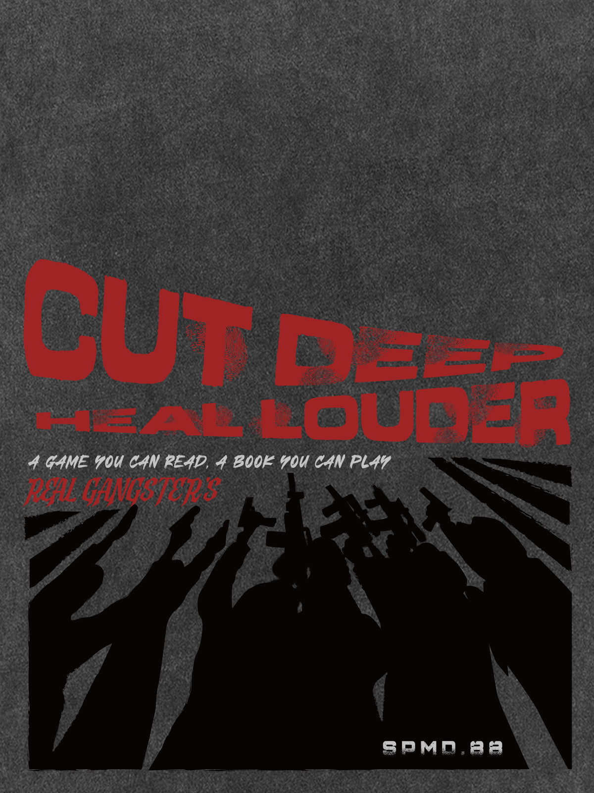 Original Cut Deep Graphic Print T-Shirt 