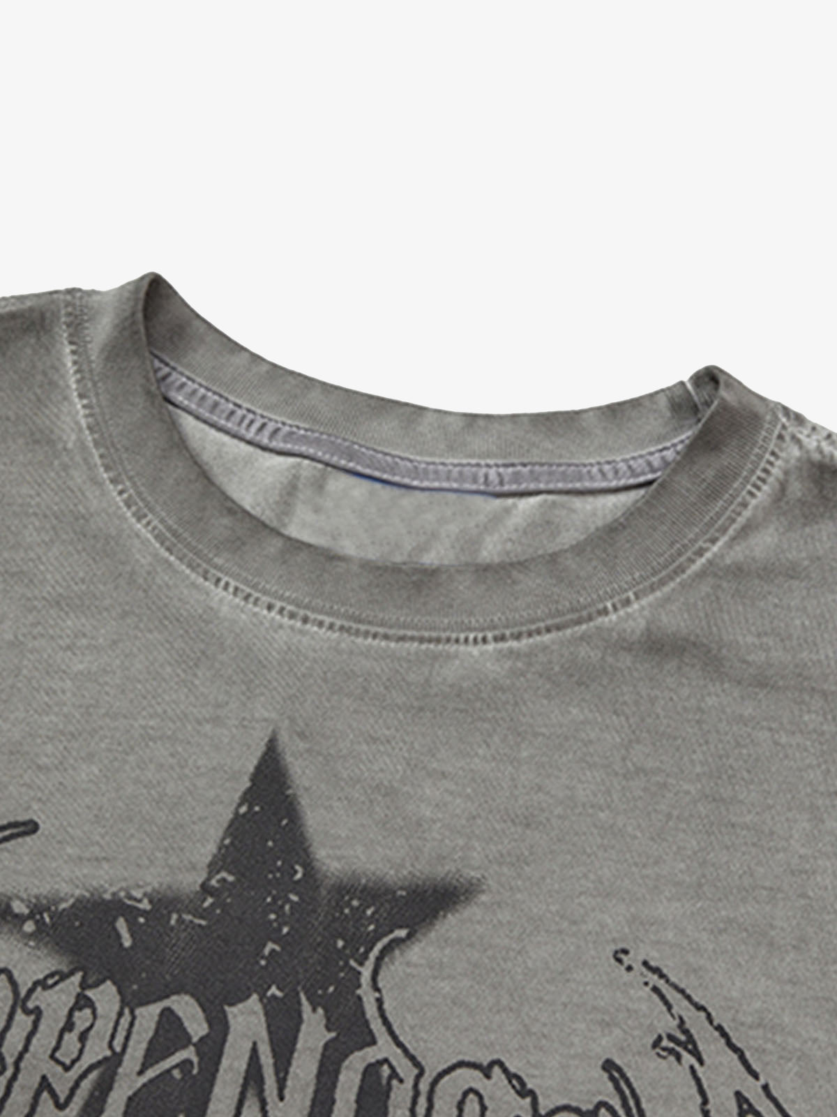 Washed Star Print Vest 