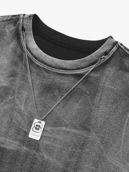 Thesupermade Metal Tag Street Rap T-Shirt 