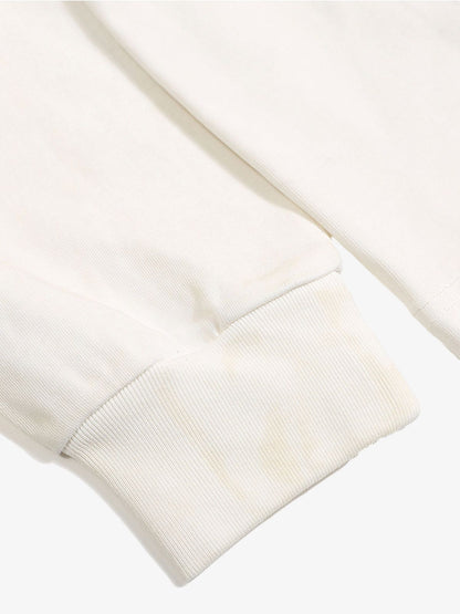 Thesupermade Distressed Hole Print Long-sleeved T-shirt 