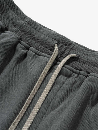 Retro Functional Zipper Slit Jort 