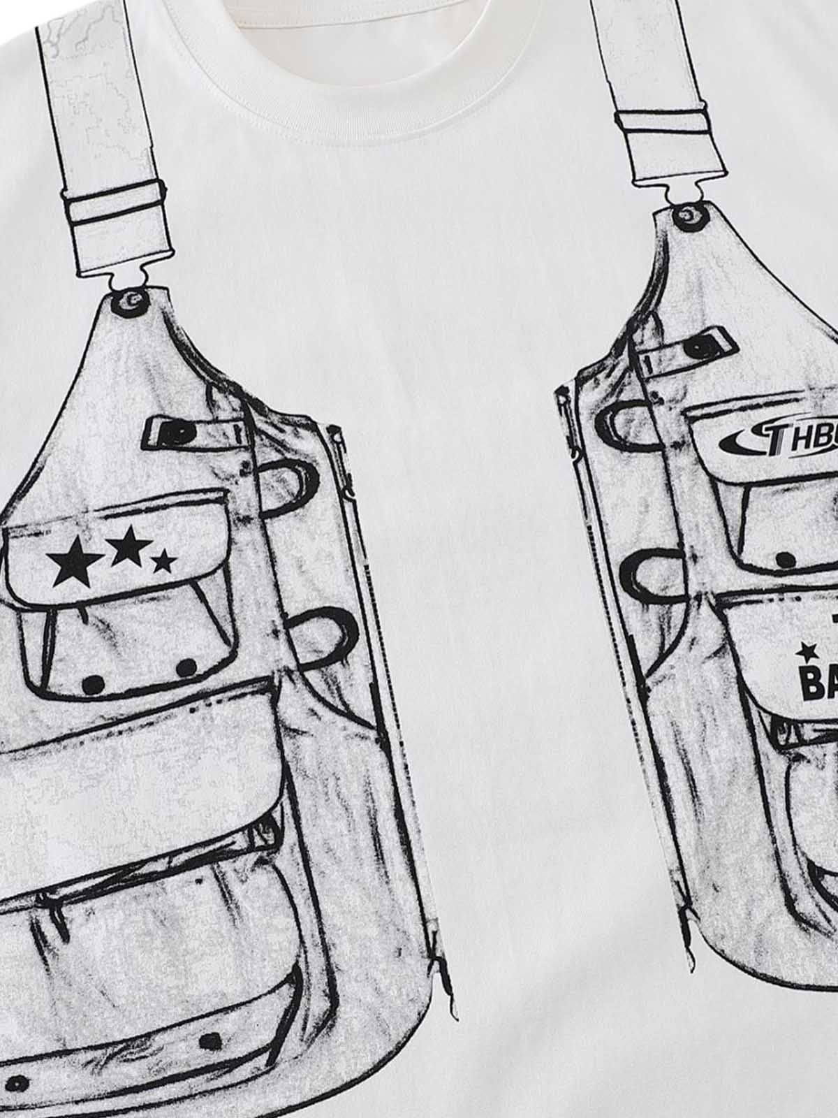 Jacket Print Graphic T-Shirt 