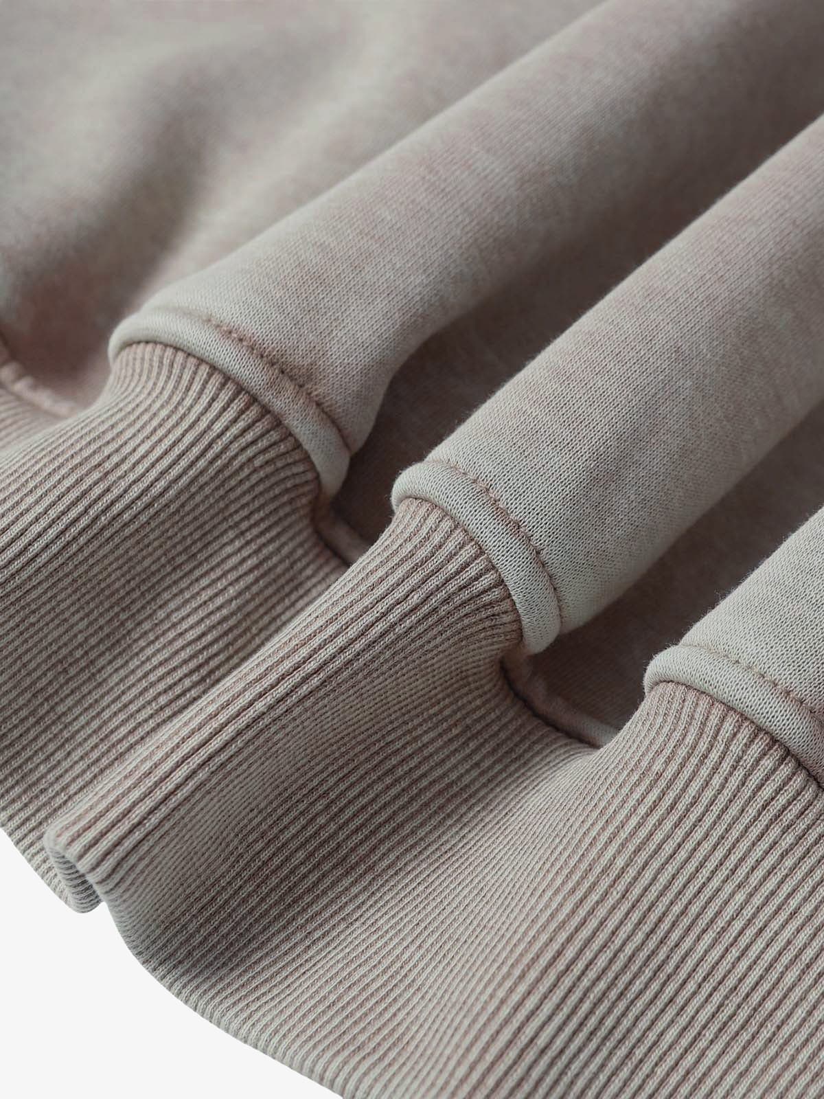 Wasteland Style Washed Zipper Up Sweatshirt 