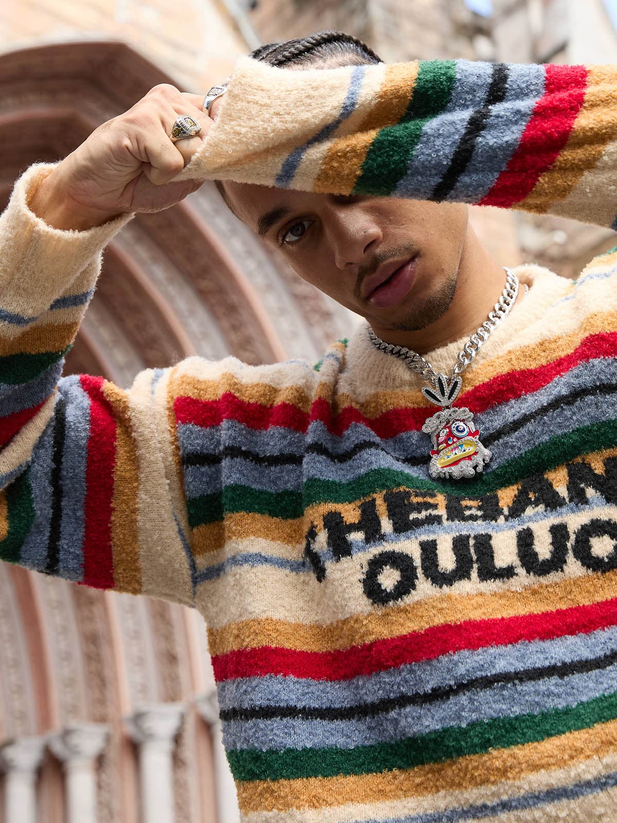 Thesupermade Vintage Striped Sweater - 2344 