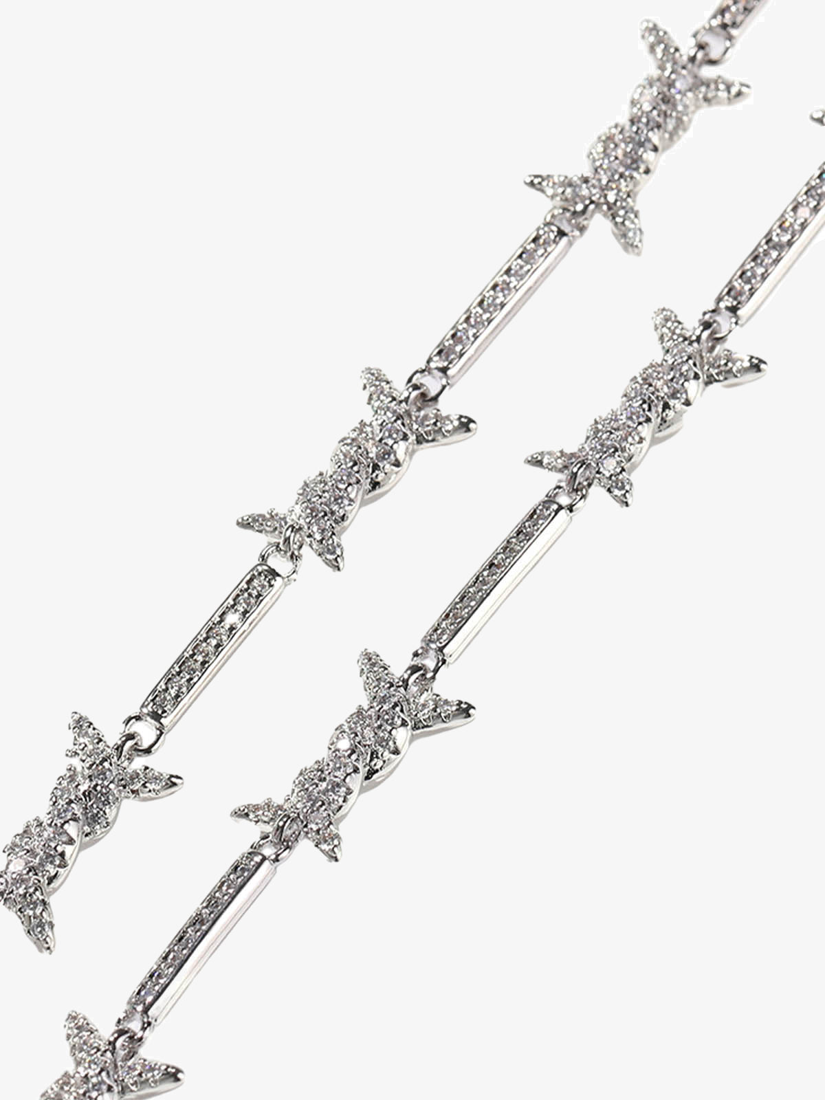 Zircon Thorn Copper Necklace