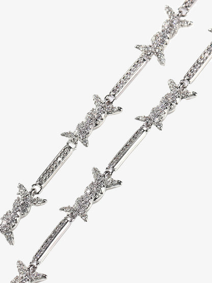 Zircon Thorn Copper Necklace