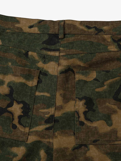 Thesupermade Street Camouflage Multi Pocket Cargo Pants - 2369 