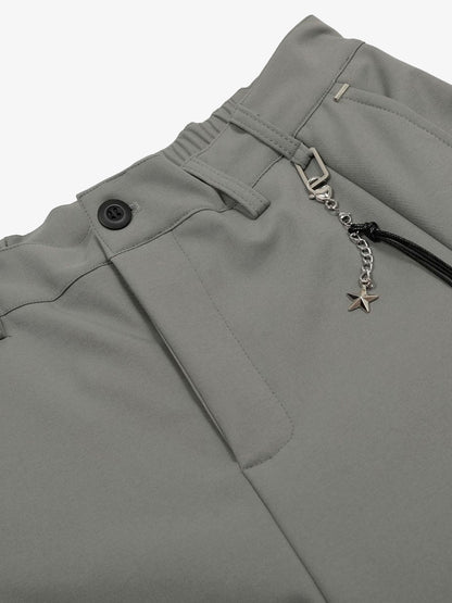 Elastic Waistband Barrel Pants - 2425 