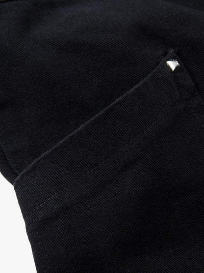 Deconstructed Split Rivet Cargo Jeans 