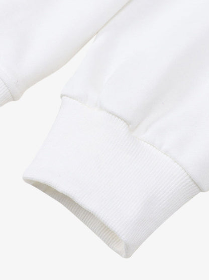 Thesupermade Blur Graphic Chain Hooded Sweatshirt 