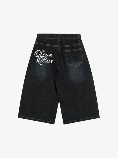 Cleanfit Stitched Barrel Jorts 