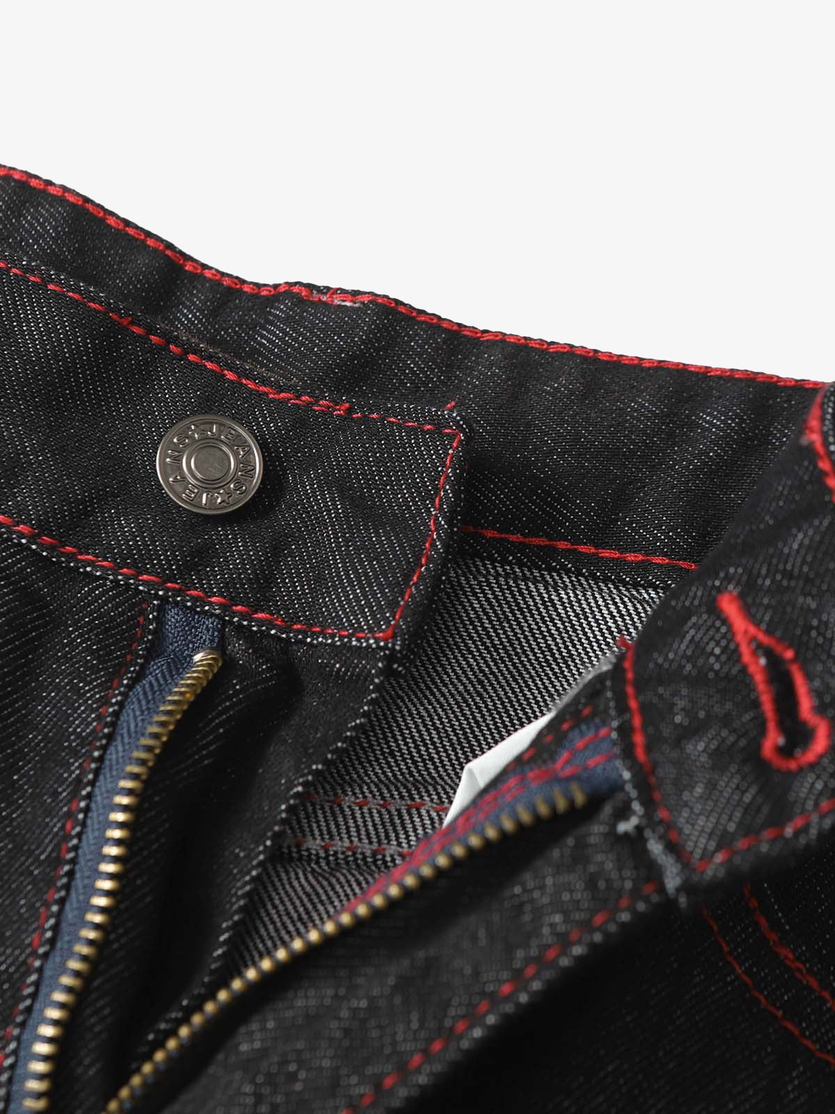 Retro Patchwork Baggy Jeans 