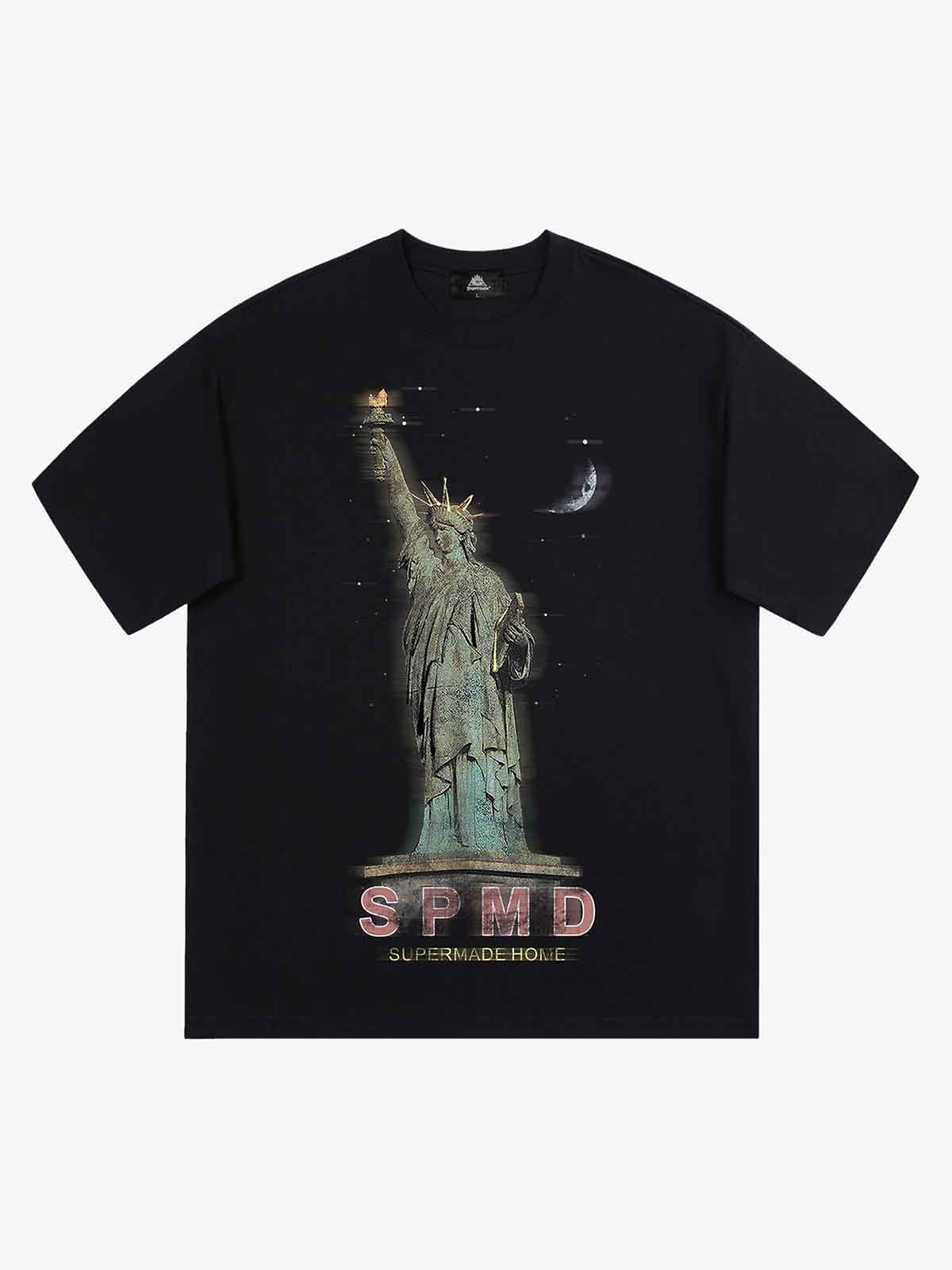 Thesupermade Statue Of Liberty Vintage T-shirt - 2132 