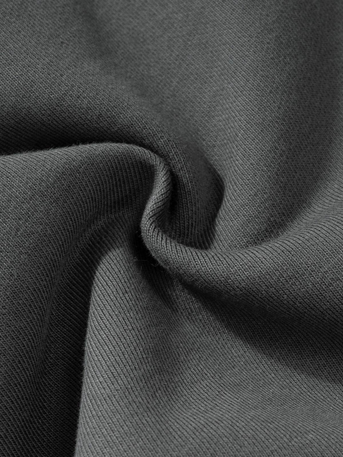 Retro Functional Zipper Slit Jort 