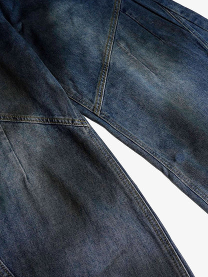 Dirty Dye Baggy Barrel Jeans 