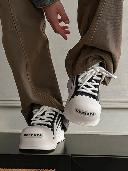 Street Contrast Color Casual Sneakers