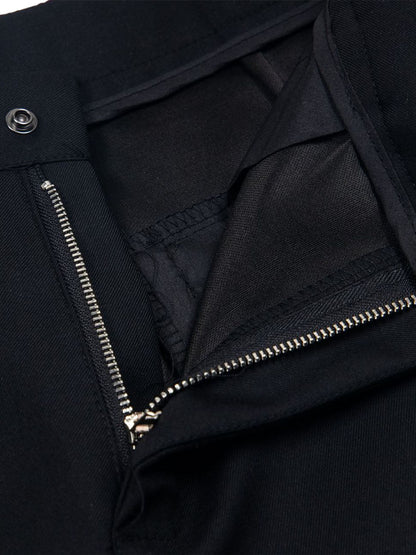 Retro Pleated Drape Cleanfit Pants 