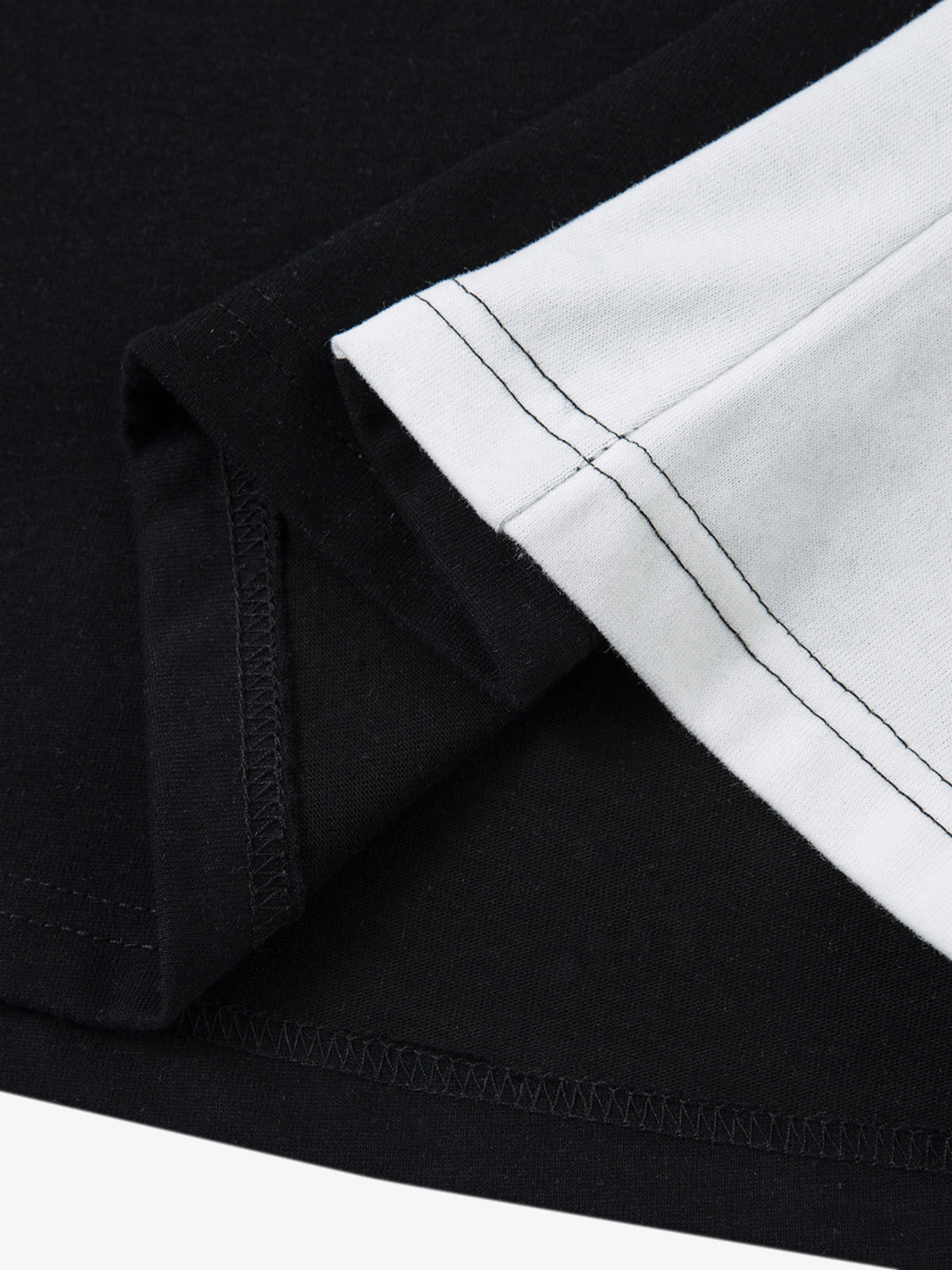 Contrast Color Motorcycle Print T-shirt - 2325 