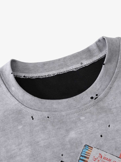 Retro Ink Splash T-shirt 