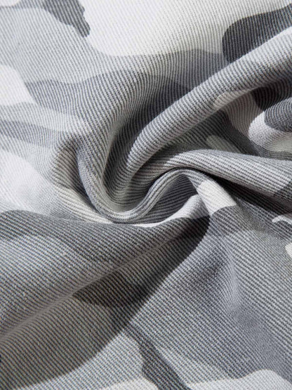 Camouflage Multi Pocket Cargo Pants - 2289 