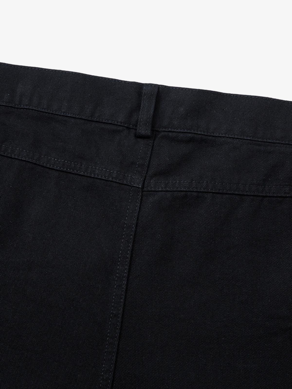 Deconstructed Split Rivet Cargo Jeans 