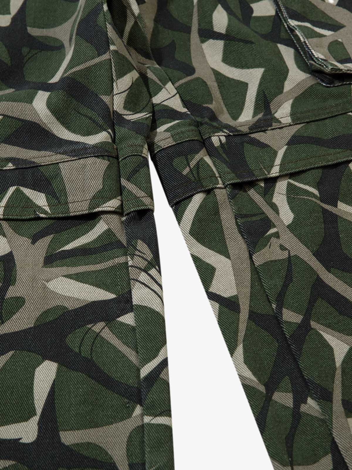 Camouflage Multi-Pocket Cargo Pants 