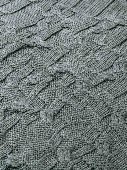 Asymmetric Irregular Knitted Sweater Hoodie 