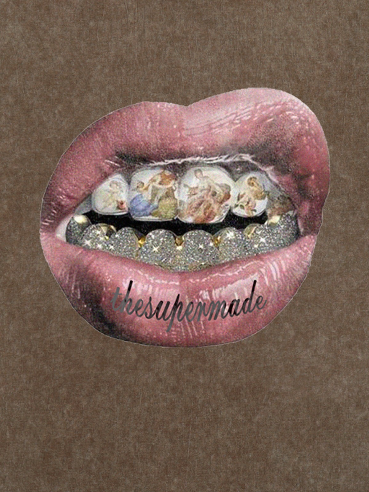 Artistic Lips Graphic T-Shirt 