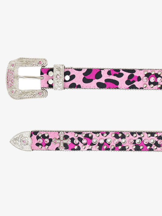 Punk Style Hotfix Rhinestone Belt