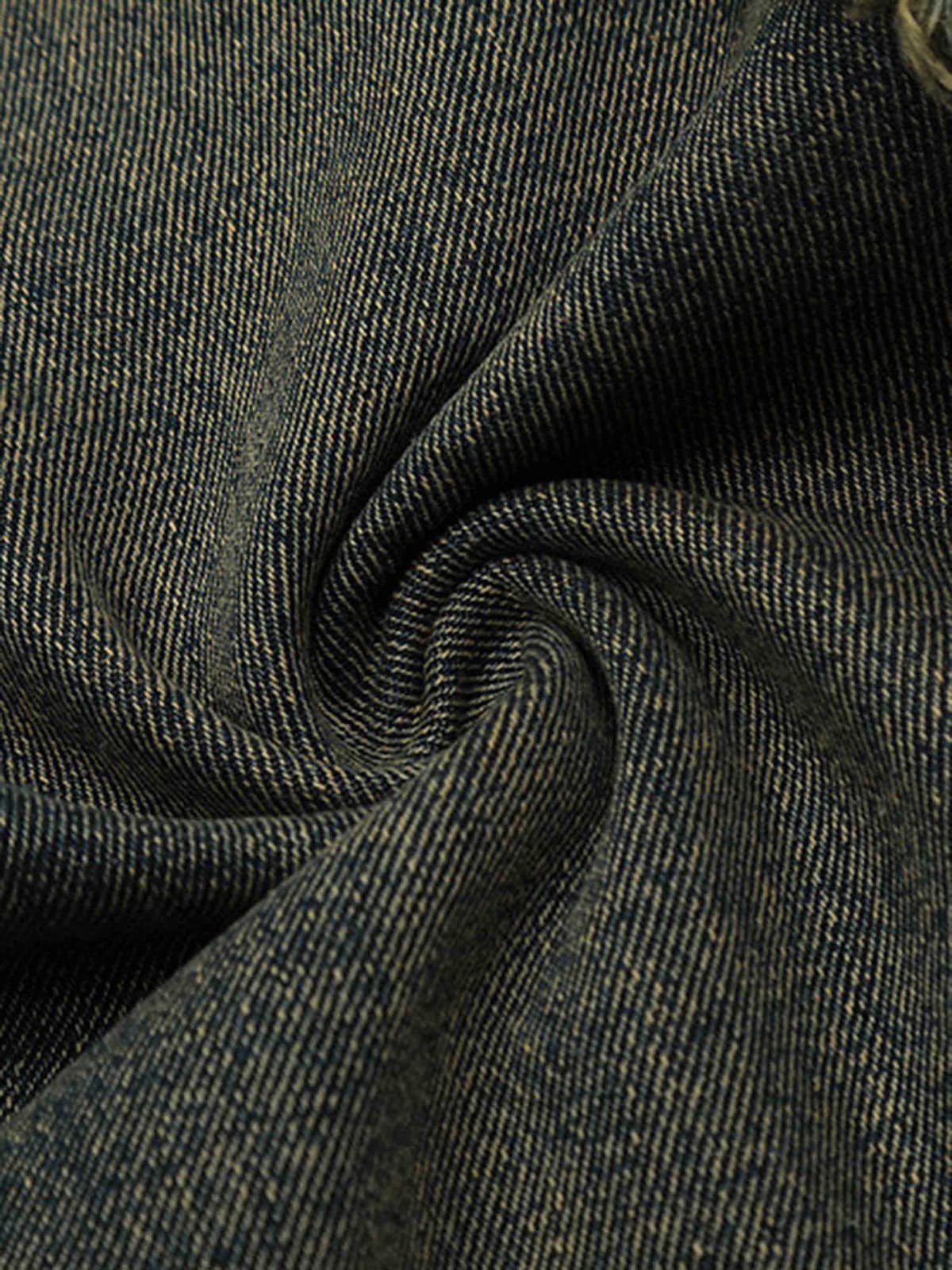 Thesupermade Old Raw Hem Straight Leg Micro Flare Jeans - 1960 