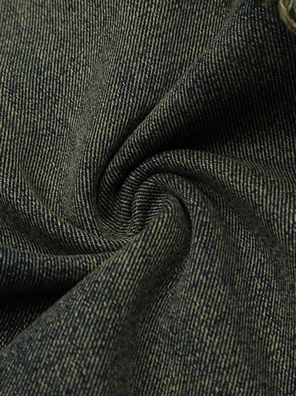 Thesupermade Old Raw Hem Straight Leg Micro Flare Jeans - 1960 