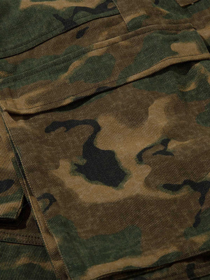 Thesupermade Street Camouflage Multi Pocket Cargo Pants - 2369 