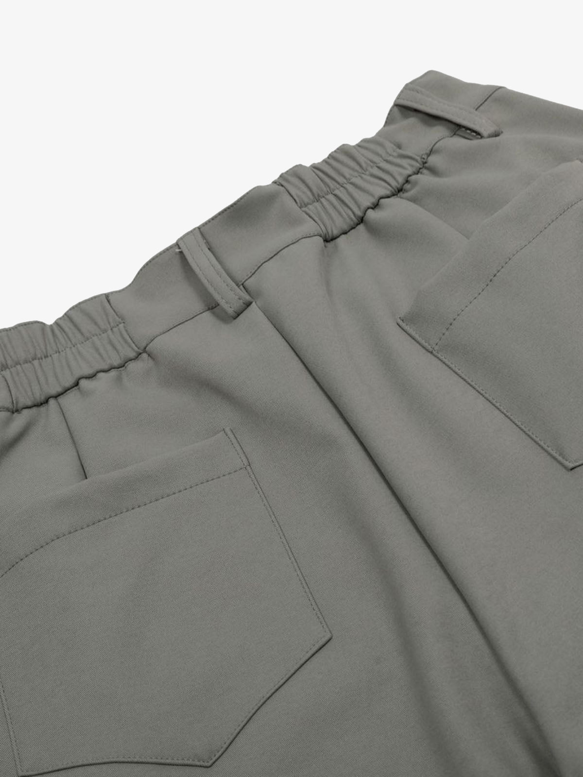 Elastic Waistband Barrel Pants - 2425 