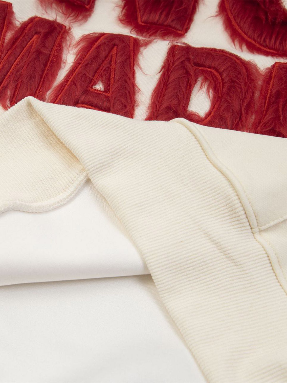 Thesupermade Fur Patchwork Embroidered Stitching Hoodie 