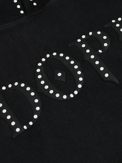 Thesupermade Rivet-adorned Graphic Hoodies 