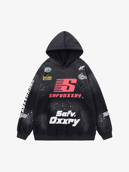 Thesupermade Racing Hooded Sweatshirt 