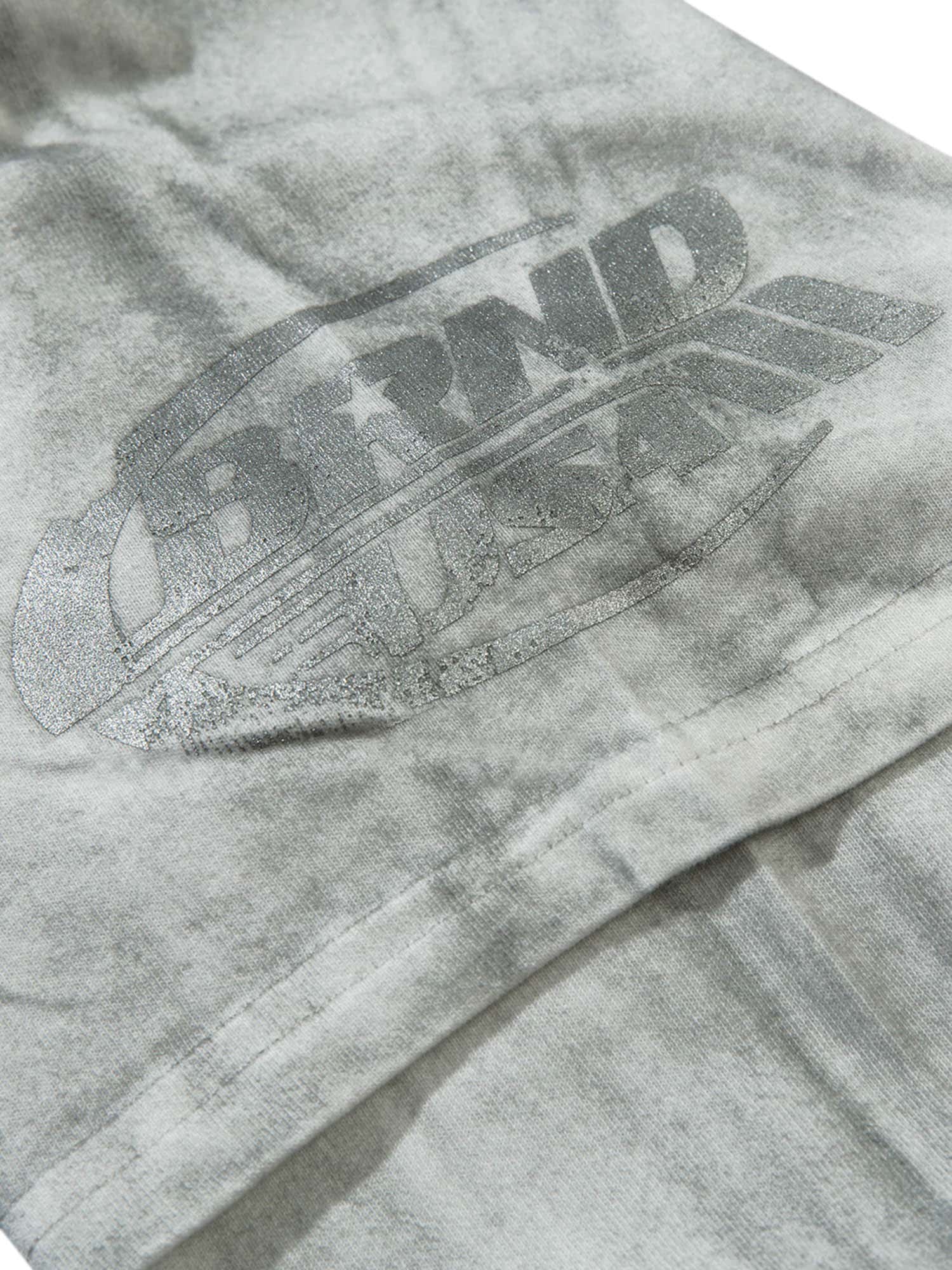 Thesupermade High Street Hip-hop Patchwork Long-sleeved T-shirt - 2269 